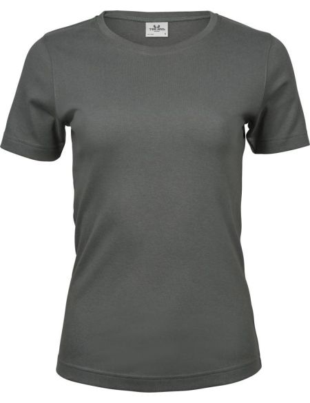 Damen-T-Shirt Interlock Tee Jays 580 pudergrau