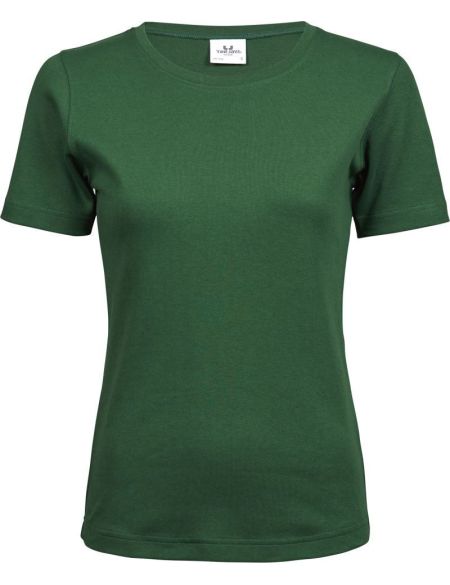 Damen-T-Shirt Interlock Tee Jays 580 waldgrün
