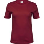 Damen T-Shirt Interlock Tee Jays 580 tiefrot