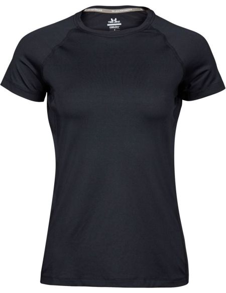 Damen-Sport-T-Shirt CoolDry Tee Jays 7021 schwarz