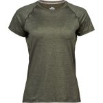 Damen-Sport-T-Shirt CoolDry Tee Jays 7021 oliv meliert
