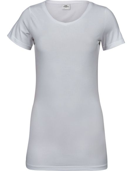 Damen T-Shirt elastisch Tee Jays 455 weiß