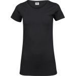 Damen T-Shirt elastisch Tee Jays 455 schwarz