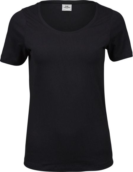 Damen T-Shirt elastisch Tee Jays 450 schwarz