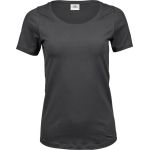 Damen T-Shirt elastisch Tee Jays 450 dunkelgrau