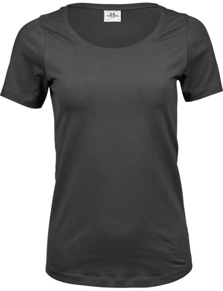 Damen T-Shirt elastisch Tee Jays 450 dunkelgrau