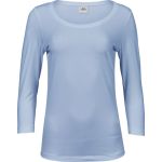 Damen T-Shirt elastisch mit 3/4 Ärmeln Tee Jays 460 Hellblau
