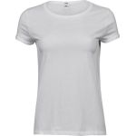 Tričko dámské s rolovatelnými rukávy Tee Jays 5063 white