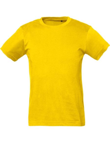 Kinder-T-Shirt Power Tee Jays 1100B leuchtend gelb