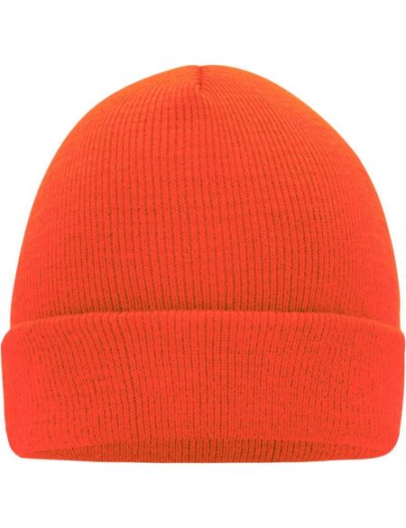 Strickmütze Myrtle Beach MB7500 leuchtend orange