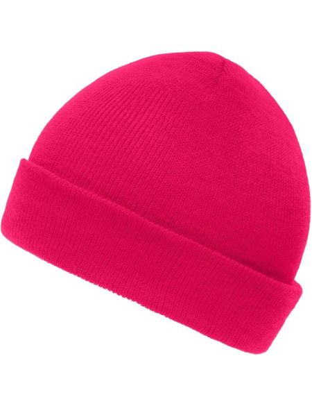 Kinderstrickmütze Myrtle Beach MB7501 Mädchen rosa