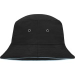 Fischerhut mit Krempe Myrtle Beach MB12 schwarz/mint Gr. S/M