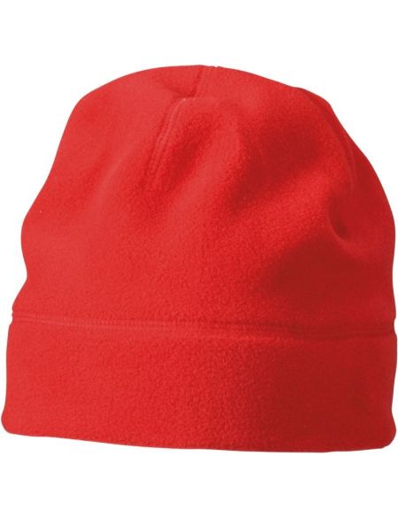 Winter-Mikrofleece-Mütze Myrtle Beach MB7945 rot