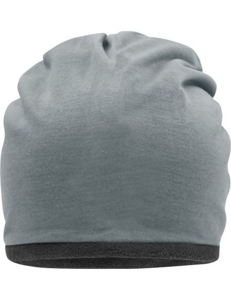 Jerseymütze mit Fleecefutter Myrtle Beach MB7131 grau meliert/carbon