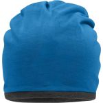 Jerseymütze mit Fleecefutter Myrtle Beach MB7131 leuchtend blau/carbon