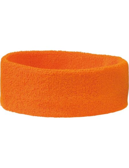 Myrtle Beach MB42 orangefarbenes Frottee-Stirnband