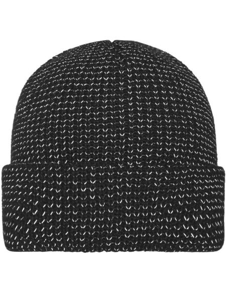 Strickmütze reflektierend Myrtle Beach MB7142 schwarz