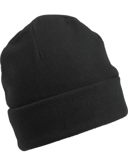 Winter-Mikrofleece-Mütze Myrtle Beach MB7720 schwarz