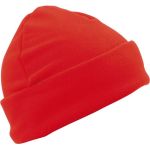 Winter-Mikrofleece-Mütze Myrtle Beach MB7720 rot