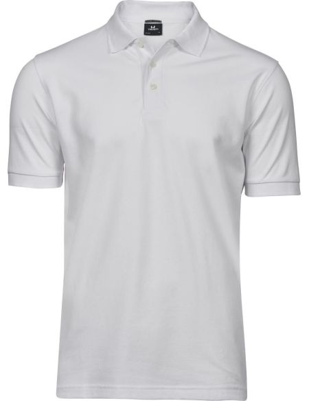 Poloshirt Herren Luxus elastisch Tee Jays 1405 weiß