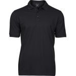 Poloshirt Herren Luxus elastisch Tee Jays 1405 schwarz