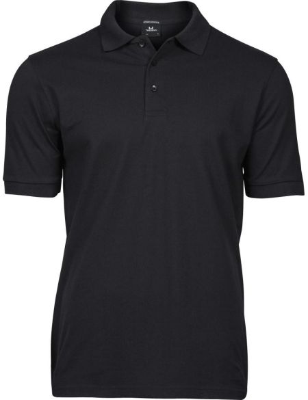 Poloshirt Herren Luxus elastisch Tee Jays 1405 schwarz