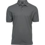 Luxus-elastisches Herren-Poloshirt Tee Jays 1405 pudergrau