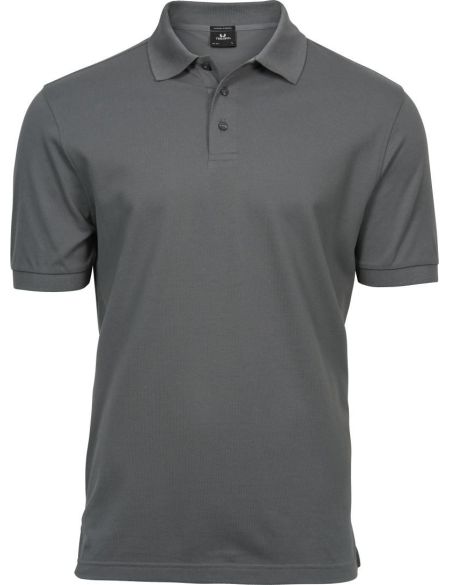 Luxus-elastisches Herren-Poloshirt Tee Jays 1405 pudergrau