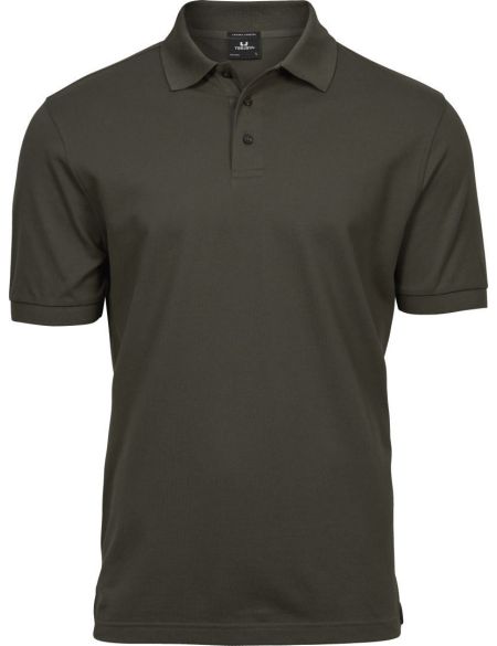 Poloshirt Herren Luxus elastisch Tee Jays 1405 dunkeloliv