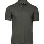 Poloshirt für Herren, luxuriös, elastisch, Tee Jays 1405, tiefgrün