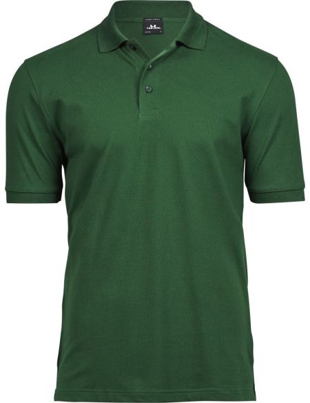Poloshirt für Herren, luxuriös, elastisch, Tee Jays 1405, Waldgrün