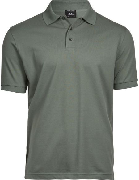 Poloshirt für Herren, luxuriös, elastisch, Tee Jays 1405, blattgrün
