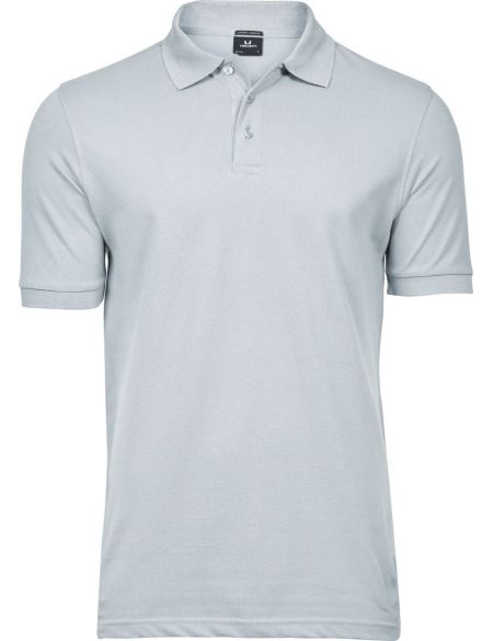 Poloshirt für Herren, luxuriös, elastisch, Tee Jays 1405, Eisblau
