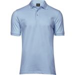 Poloshirt für Herren, luxuriös, elastisch, Tee Jays 1405, Hellblau