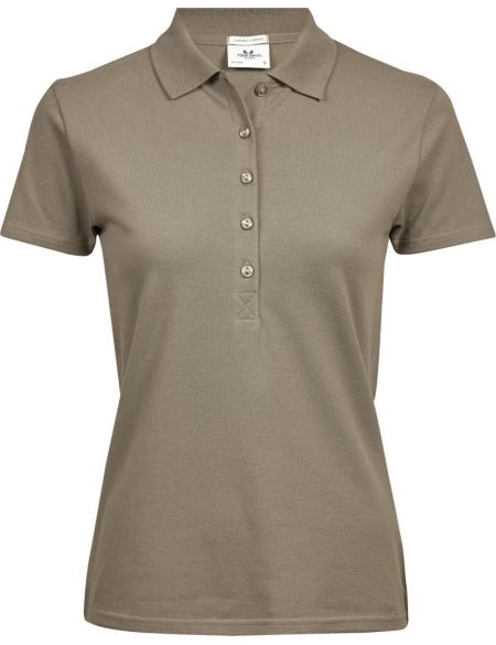 Luxuriöses Damen-Poloshirt aus elastischem Piqué Tee Jays 145 Kit