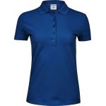 Luxuriöses Damen-Poloshirt aus elastischem Piqué Tee Jays 145 Indigo