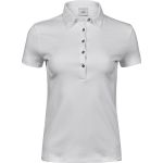 Damen-Poloshirt aus Pima-Baumwolle Tee Jays 1441 weiß