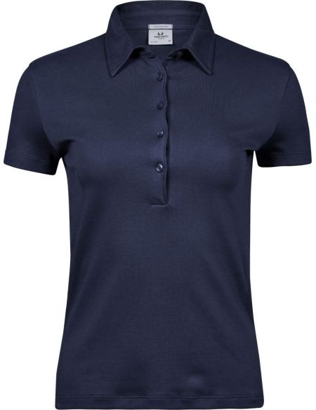 Damen-Poloshirt aus Pima-Baumwolle Tee Jays 1441 weiß