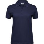 Damen-Piqué-Poloshirt Tee Jays 1401 Marineblau
