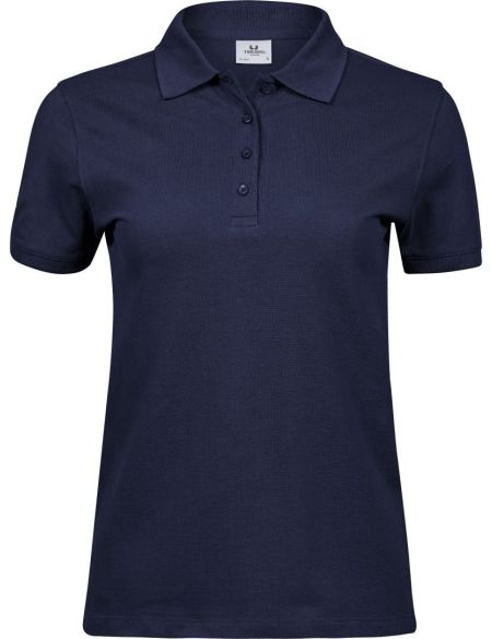 Damen-Piqué-Poloshirt Tee Jays 1401 weiß