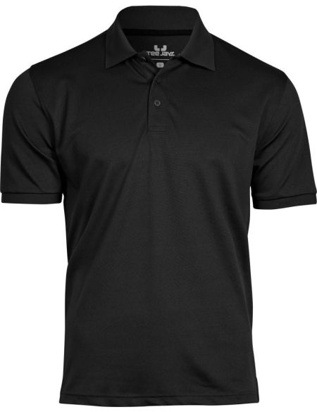 Herren-Poloshirt Club Piqué Tee Jays 7000 schwarz