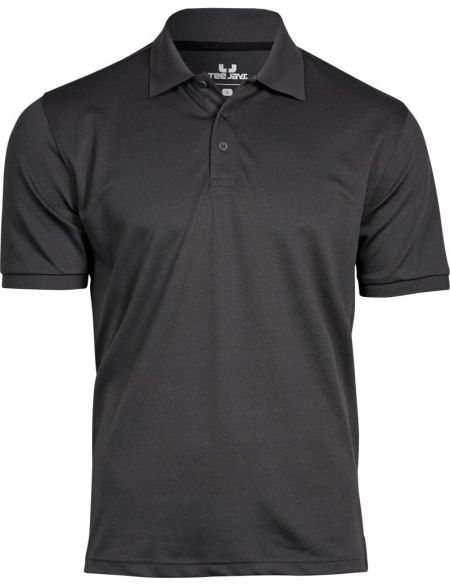 Herren-Poloshirt Club Piqué Tee Jays 7000 dunkelgrau