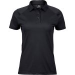 Luxus-Sportpoloshirt für Damen Tee Jays 7201 schwarz