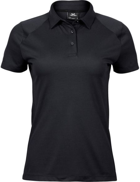 Luxus-Sportpoloshirt für Damen Tee Jays 7201 schwarz