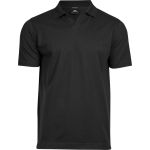 Poloshirt Herren Luxus elastisches Piqué Tee Jays 1404 schwarz