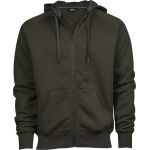 Tee Jays 5435 dunkelolivgrüner Herren-Kapuzenpullover