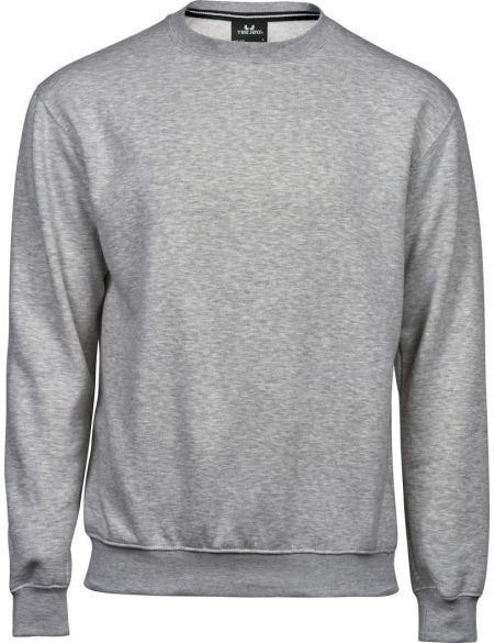 Grau meliertes Sweatshirt aus schwerer Baumwolle von Tee Jays 5429