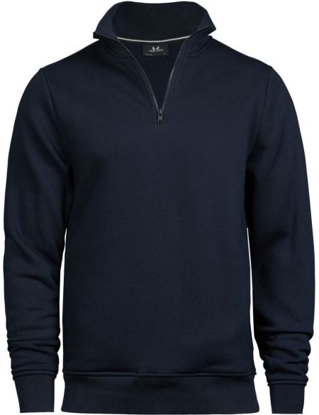 Sweatshirt mit 1/4-Reißverschluss Tee Jays 5438 schwarz