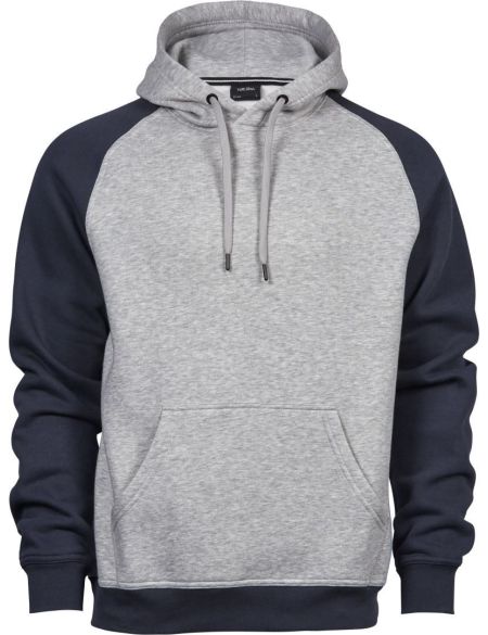 Hoodie Tee Jays 5432 meliert/dunkelgrau