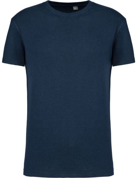 Kariban K3032IC Marineblaues T-Shirt aus schwerer Bio-Baumwolle
